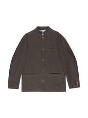 CHARCOAL LINEN NEHRU JACKET