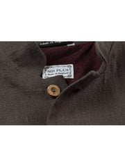 CHARCOAL LINEN NEHRU WAISTCOAT