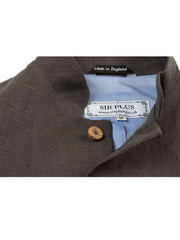 CHARCOAL LINEN NEHRU JACKET