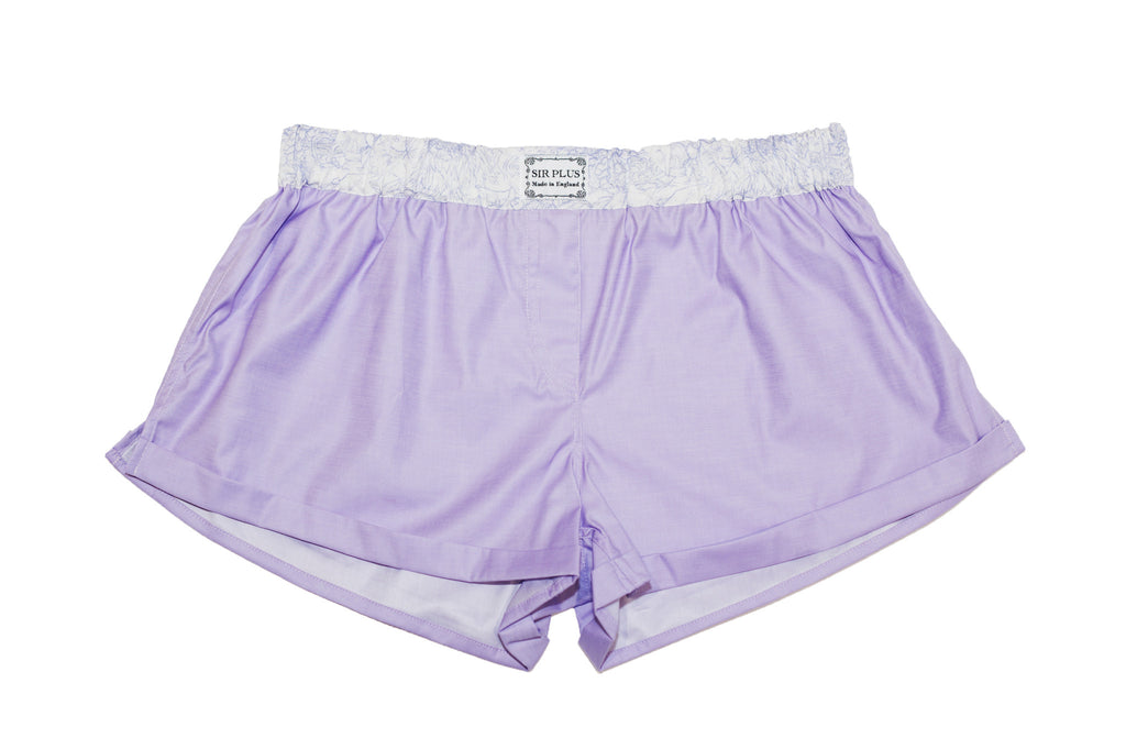 LILAC FLORAL WAISTBAND BOXERS