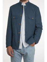 INDIGO SAFARI NEHRU JACKET