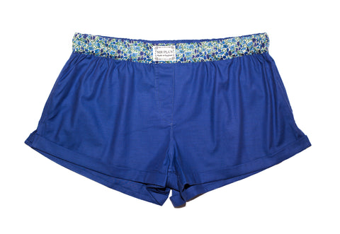 BLUE "POPPY & DAISY" LIBERTY BOXERS