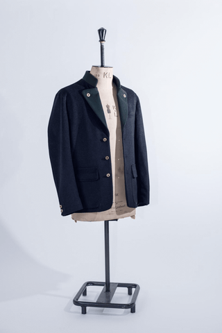 CHARCOAL AND BOTTLE GREEN AUSTRIAN HUNTING JACKET