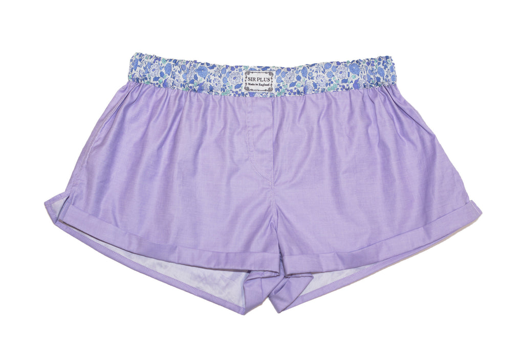 PASTEL FLORAL AND LILAC BOXERS