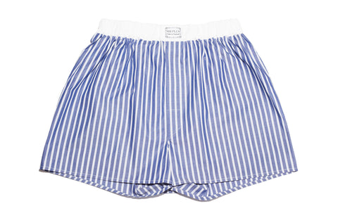 CLASSIC BLUE & WHITE STRIPE BOXER SHORTS