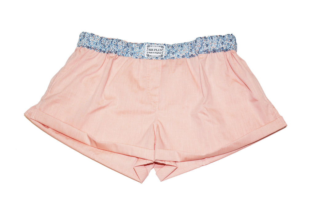 BLUSH "KATIE & MILLIE" LIBERTY BOXERS