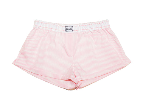 PINK CHECK & STRIPE LADIES BOXERS