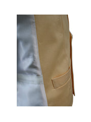 DOUBLE BREASTED PRIMROSE LINEN WAISTCOAT